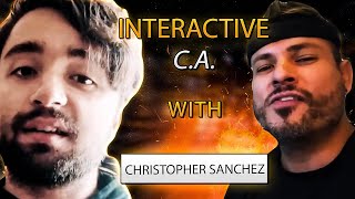 Series PREMIERE of interactive w Christopher Sanchez [upl. by Helbonnah]