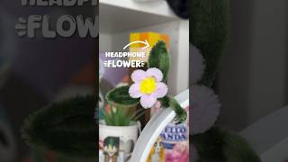 diy headphone flower sprout 🌷 [upl. by Haela]