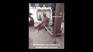 Marseille  Une femme voilée agée mise au sol par des agents de sûreté SNCF à la Gare StCharles [upl. by Fujio]