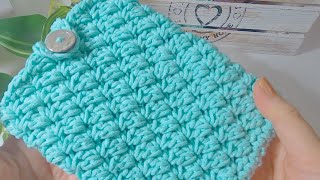 Learn to Crochet the Easiest Kindle Case in Just 15 Minutes [upl. by Neenahs]