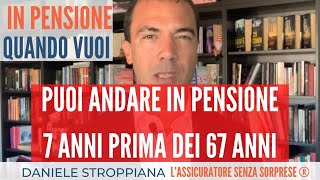 ISOPENSIONE 2023 COME ANDARE IN PENSIONE 7 ANNI PRIMA RISPETTO ALLA PENSIONE DI VECCHIAIA A 67 ANNI [upl. by Esinned]