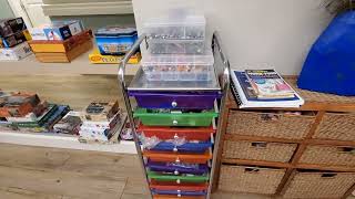 Yaheetech 10 Drawer Cart Rolling Plastic Storage Cart and Organizer Review [upl. by Veronika]