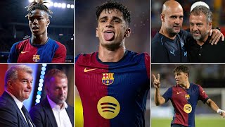 Barcelona BEAT Man City ft Pau Victor Pablo Torre amp Hansi Flick  Nico Williams transfer TWIST [upl. by Denna]