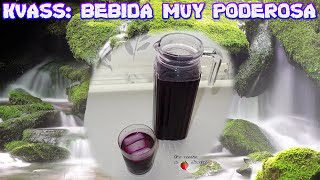 Bebida Saludable y Probiótica KVASS  Limonada de KVASS [upl. by Eugenle]