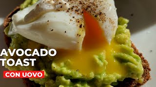 AVOCADO TOAST CON UOVO [upl. by Ecyle]