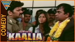 The Return Of Kaliya Hindi Dubbed Movie  Brahmanandam Hilarious Comedy Scene  Eagle Hindi Movies [upl. by Aicel725]