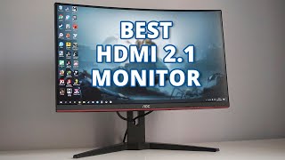 Top 5 Best Monitor with HDMI 21  Best HDMI 21 Monitor [upl. by Gratiana341]