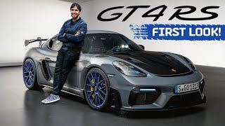 Porsche 718 GT4 RS First Look at The Crazy Cayman [upl. by Halladba108]