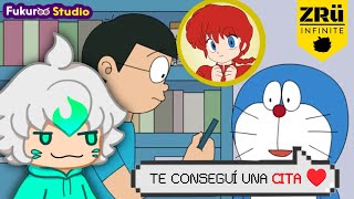 REACCIONANDO A DORAEMON Y LA PRIMERA CITA DE NOBITA 😍 DORAPARODY 😸 Parte 2 [upl. by Gillman]