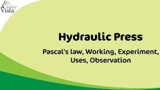 Hydraulic Press  Pascals law Working Experiment Uses Observation [upl. by Llehcnom]