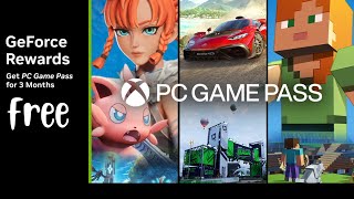 nvidia giving away free games pass for 3 months nvidia [upl. by Amabel]