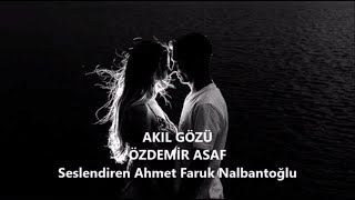 Akıl gözü şiiri  Özdemir Asaf [upl. by Esinaej134]