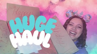 HUGE Disney Birthday Unboxing and Haul LOUNGEFLY CLOTHES and MORE [upl. by Irrep455]