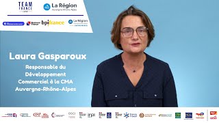 Team France Export avec Laura Gasparoux Développement Commercial à la CMA AuvergneRhôneAlpes [upl. by Rusty]