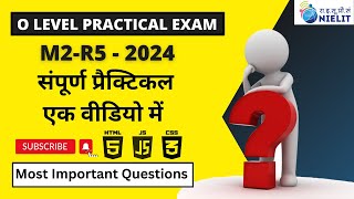 M2R5 Online Practical O Level PracticalWeb Designing O Level Practical Exam 2024 [upl. by Noek]