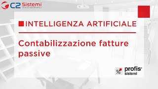 Profis registrazione fatture fornitore con intelligenza artificiale [upl. by Mailand]