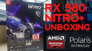 Sapphire RX 580 Nitro 8Gb Unboxing [upl. by Accebar737]