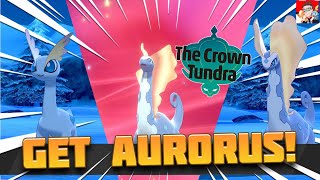 How to catch Amaura amp Aurorus In Pokemon Sword And Shield Crown Tundra [upl. by Ellenrahc]