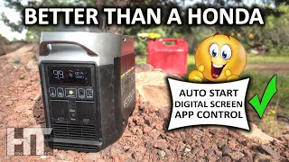 EcoFlow 1800w Smart Generator Review Quiet Electric Start Gas Generator Beats Honda Yamaha [upl. by Merchant407]