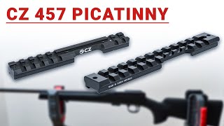 Como montar un rail picatinny en CZ 457  CZ Parts [upl. by Atinev538]