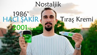 Hacı Şakir 2001 Mentollü 86  Shark Platinum  Nadir Nostaljik Geleneksel Tıraş 11 skincare [upl. by Atiuqes]