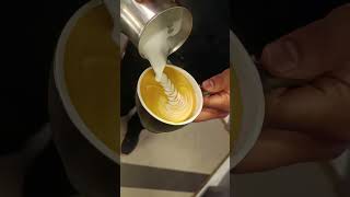 Coffee ☕ making latte art making coffeecoffee barista coffee making espresso cappuccino cafe [upl. by Yenduhc]