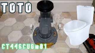 TOTO TOILET  CT446CUG01 INSTALLATION [upl. by Ciccia]