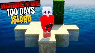 I Survived 100 Days on an ISLAND In Hardcore Minecraft [upl. by Deadman]