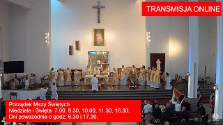 Kościół Miłosierdzia Bożego w Starym Sączu  Transmisja LIVE  Na Żywo [upl. by Dorsman]