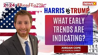 US Election Results  What Early Trends Are Indicating  Trump Vs Harris  NewsX [upl. by Bernhard894]