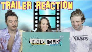 Enola Holmes Trailer REACTION EnolaHolmes Netflix HenryCavill [upl. by Tnecillim]