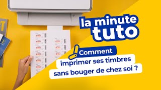 ✉️ Comment imprimer ses timbres à la maison [upl. by Nylanaj]