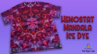 How To Tie Dye Hemostat Mandala Ice Dye Otten Alien [upl. by Vieva223]