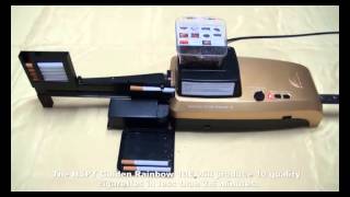 HSPT Golden Rainbow Automatic Cigarette Rolling Machine Fastest Cigarette Roller on the market [upl. by Krissy873]