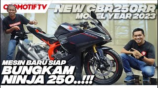 REVIEW NEW HONDA CBR250RR MESIN BARUNYA LEBIH BERTENAGA TAMPANG MOGE LOOK l Otomotif TV [upl. by Ferrand954]