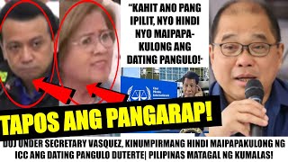 Matapos IPILIT ang ICC DELIMA at TRILLANES NA SOPLA ni Sec VASQUEZ PRRD IMPOSIBLENG MAKULONG [upl. by Nairdna]