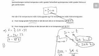 Formler og formelregning 1P matematikk [upl. by Atirhs361]