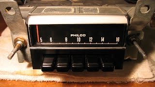 Philco Ford Car Radio Repair and Alignment [upl. by Blanchard]