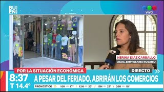 Un feriado con comercios abiertos en el centro ► Telefe Rosario [upl. by Noiraa]