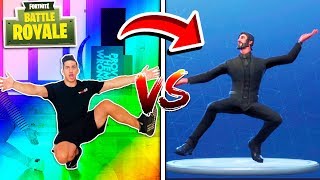 ALL FORTNITE DANCES IN REAL LIFE YOUTUBER EDITION [upl. by Alicirp]