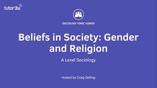 Gender and Religion  Beliefs in Society  AQA ALevel Sociology [upl. by Gnoh171]