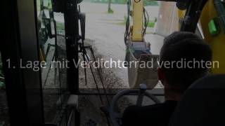 Fernwärmeleitung verlegen mit Hydrema MX 18 [upl. by Jamal]