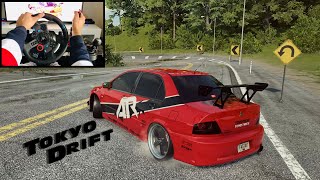 NFS HEAT Mitsubishi Evo Tokyo Drift  LOGITECH G29 gameplay [upl. by Robinett820]