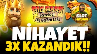 🎁 SLOT OYUNLARI 🐟 BIG BASS SECRETS OF THE GOLDEN LAKE 🐟 MUTLU SON [upl. by Odrahcir]