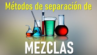 Métodos de separación de mezclas explicación y ejemplos [upl. by Neitsirhc]