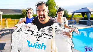 BELLAS RUM ANDREAS köper BRÖLLOPSKLÄNNING på WISH HAUL  VLOGG [upl. by Nileuqcaj]