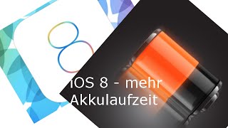 iOS 8  Akku sparen So gehts  Tipps und Tricks  deutsch  HD [upl. by Eduino]