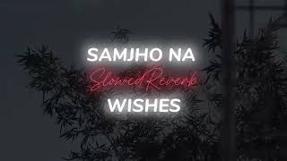 Samjho na X Wishes SlowedReverb  Official Mashup [upl. by Presley]