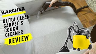 Karcher Ultra Clean Carpet and Couch Cleaner Review [upl. by Stephani432]