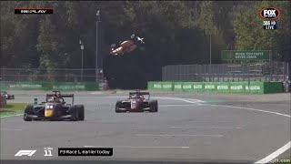 F3 Monza 2019  Alexander Peroni Huge Crash FullSpeed Replay [upl. by Clara]